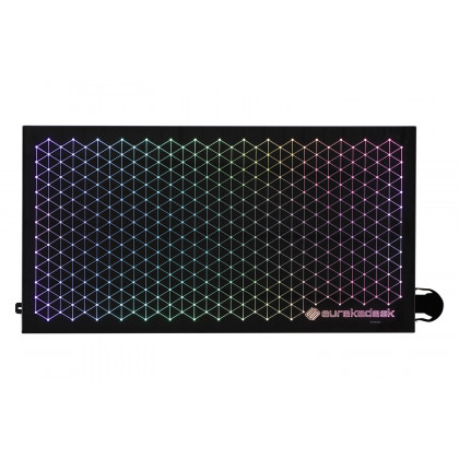 Coaster - Avoca Tempered Glass Top Gaming Desk in Black