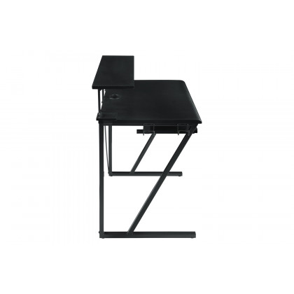 Coaster - Tech Spec Gaming Desk With Cup Holder in Gunmetal
