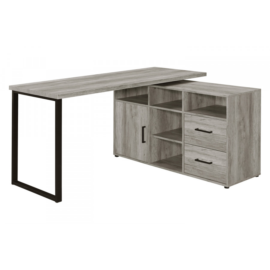 Coaster - Hertford L-Shape Office Desk with Storage