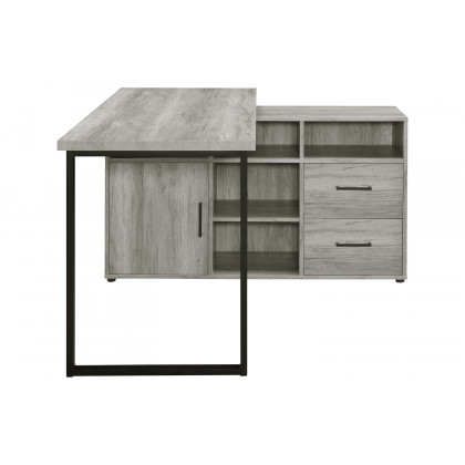Coaster - Hertford L-Shape Office Desk with Storage