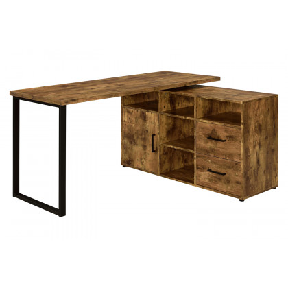 Coaster - Hertford L-Shape Office Desk with Storage