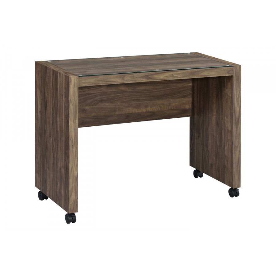 Coaster - Luetta Rectangular Mobile Return With Casters in Aged Walnut