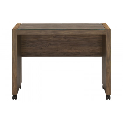 Coaster - Luetta Rectangular Mobile Return With Casters in Aged Walnut