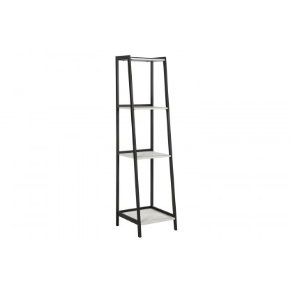Coaster - Pinckard 3-Piece Ladder Desk Set in Gray Stone Herringbone/Black
