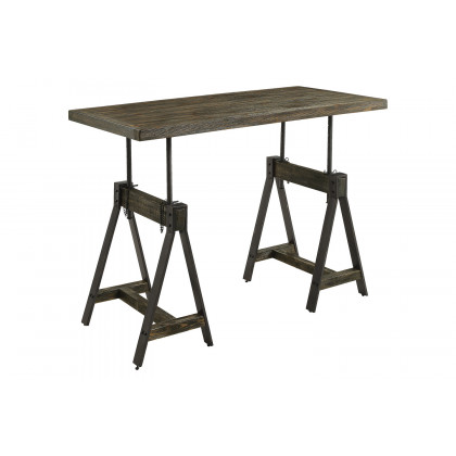 Coaster - Delmar Adjustable Writing Desk in Burnished Cognac