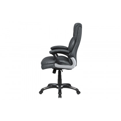 Coaster Adjustable Height Office Chair with Padded Arm - Gray/Black
