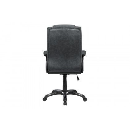 Coaster Adjustable Height Office Chair with Padded Arm - Gray/Black