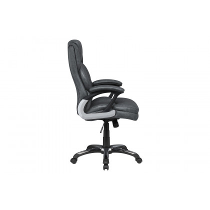 Coaster Adjustable Height Office Chair with Padded Arm - Gray/Black