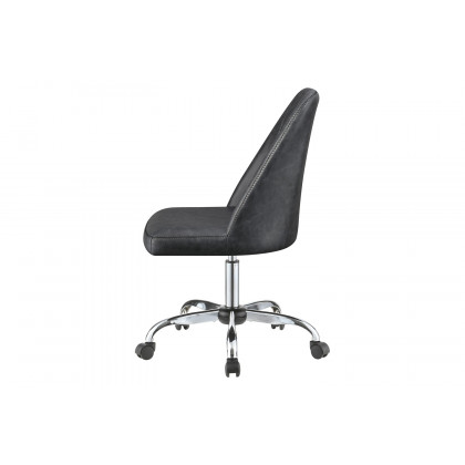 Coaster Upholstered Tufted Back Office Chair - Gray/Chrome