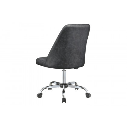 Coaster Upholstered Tufted Back Office Chair - Gray/Chrome