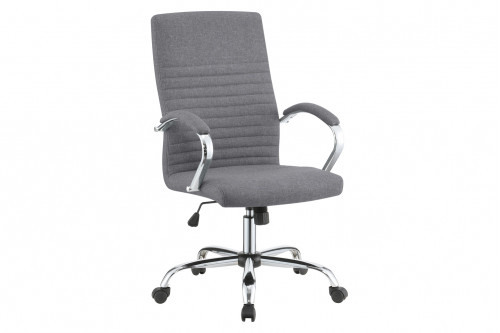 Coaster™ Upholstered Office Chair With Casters 881217 - Gray/Chrome