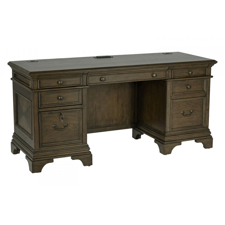 Coaster - Hartshill Credenza With Power Outlet in Burnished Oak