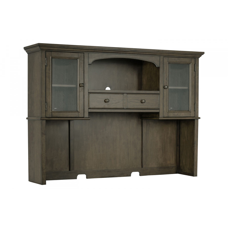 Coaster - Hartshill 2-Door Hutch With Shelves in Burnished Oak