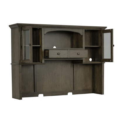 Coaster - Hartshill 2-Door Hutch With Shelves in Burnished Oak