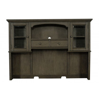 Coaster - Hartshill 2-Door Hutch With Shelves in Burnished Oak