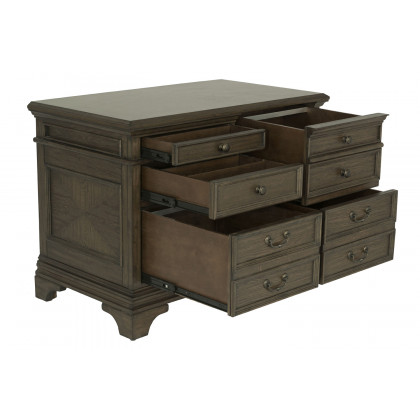 Coaster - Hartshill 5-Drawer File Cabinet in Burnished Oak
