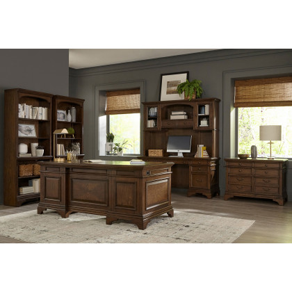 Coaster - Hartshill 5-Drawer File Cabinet in Burnished Oak