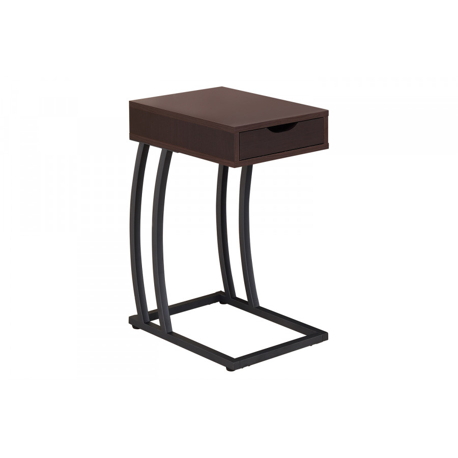 Coaster Accent Table with Power Outlet - Cappuccino