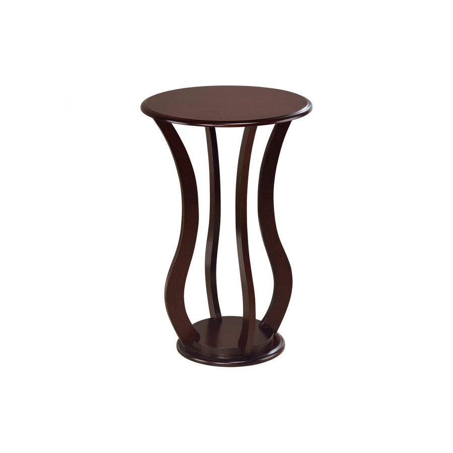 Coaster - Round Top Accent Table in Cherry