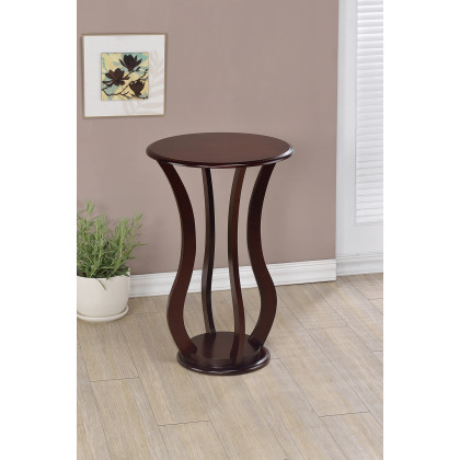 Coaster - Round Top Accent Table in Cherry