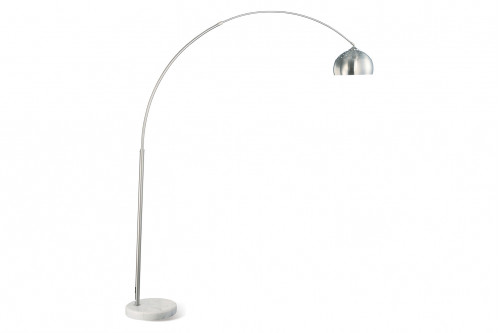 Coaster™ Arched Floor Lamp - Brushed Steel/Chrome