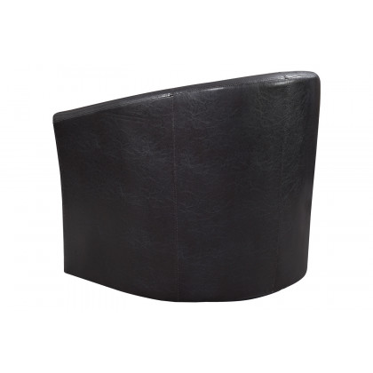 Coaster Upholstery Sloped Arm Accent Swivel Chair - Dark Brown