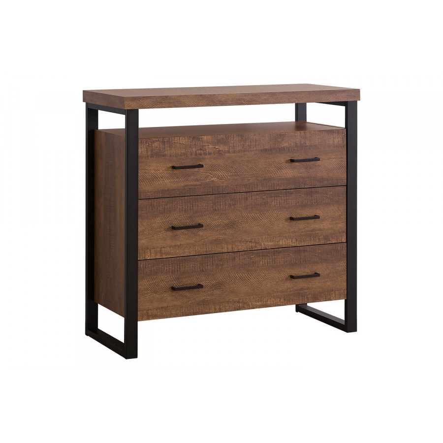 Coaster - 3-Drawer Accent Cabinet in Rustic Amber