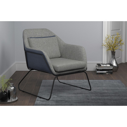 Coaster - Metal Sled Leg Accent Chair