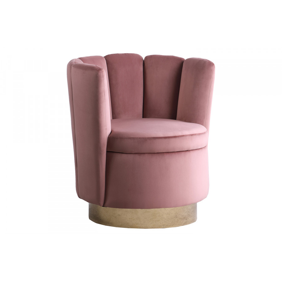 Coaster - Channeled Tufted Swivel Chair
