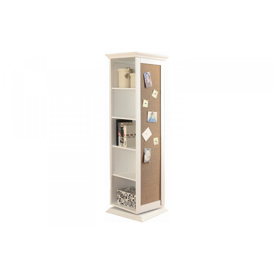 Coaster - Swivel Accent Cabinet with Cork Board