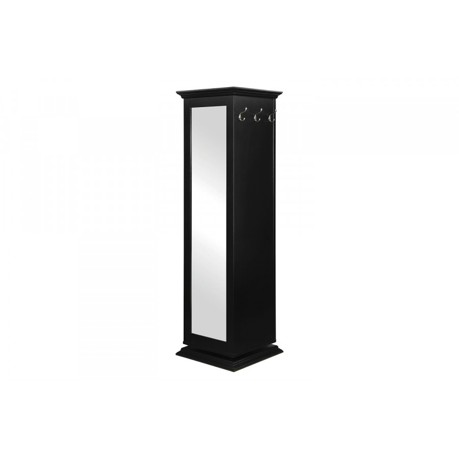 Coaster Swivel Accent Cabinet with Cork Board - Black