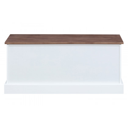 Coaster 3-Drawer Storage Bench - Weathered Brown/White