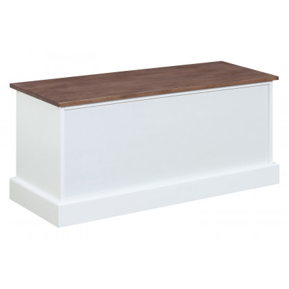 Coaster 3-Drawer Storage Bench - Weathered Brown/White