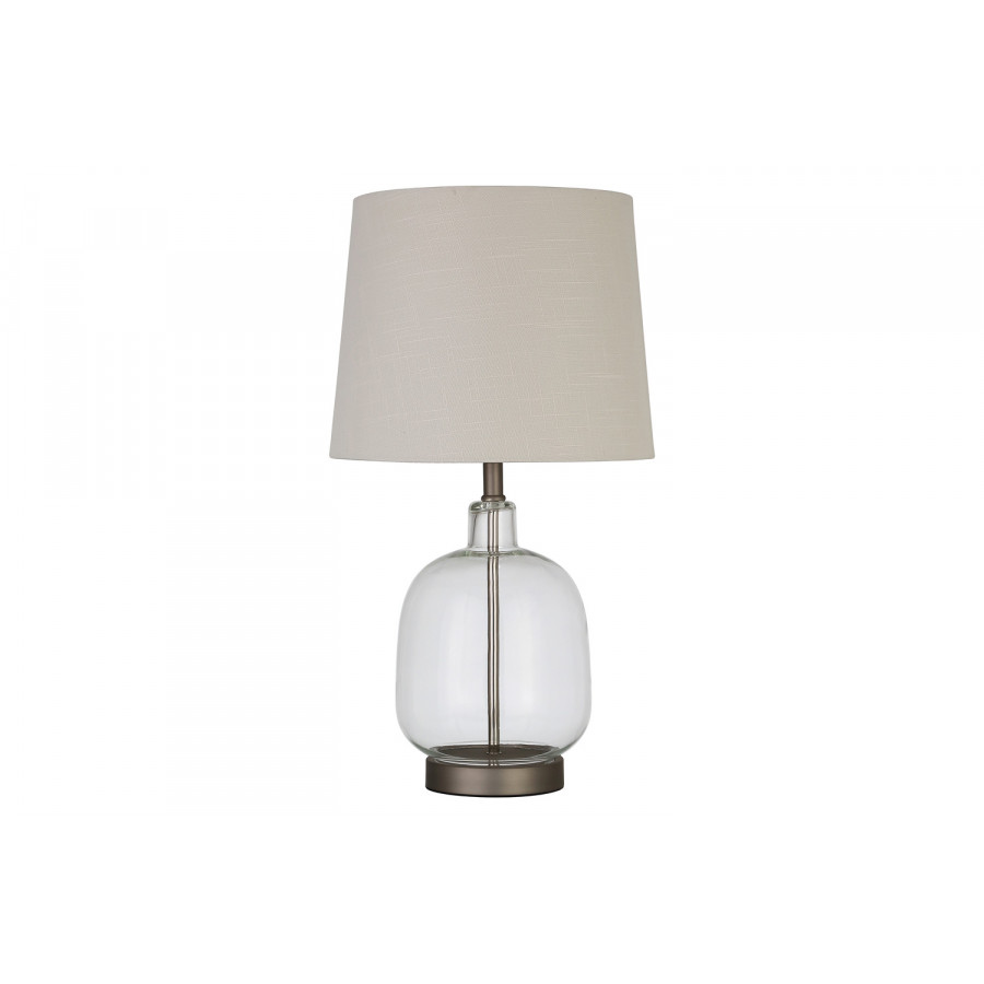Coaster - Empire Table Lamp in Beige/Clear