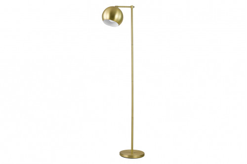 Coaster™ 1-Light Dome Shade Floor Lamp - Brass