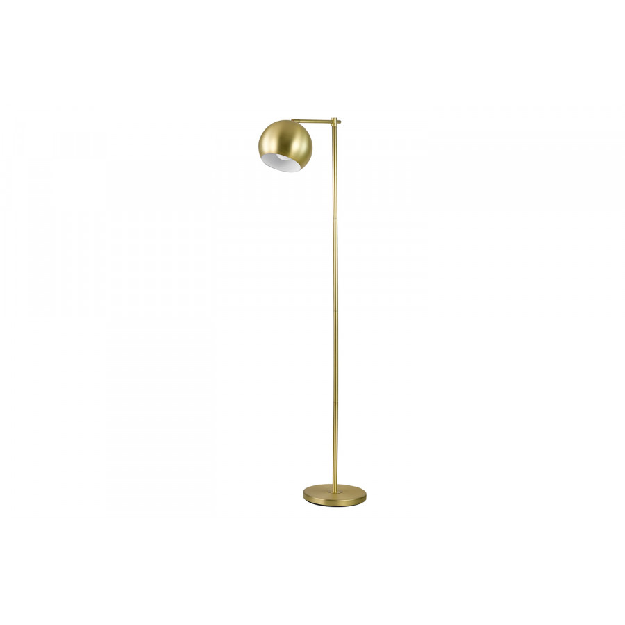 Coaster - 1-Light Dome Shade Floor Lamp in Brass