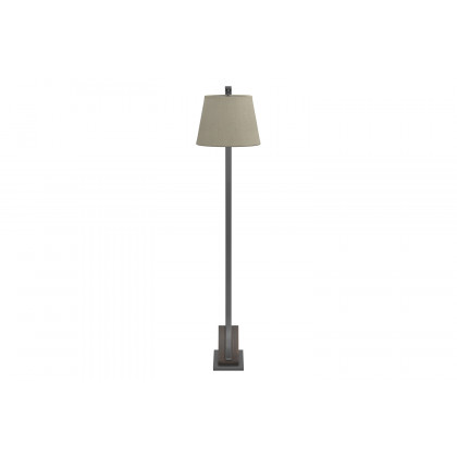 Coaster - Empire Shade Floor Lamp in Oat/Brown/Orb