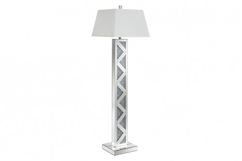 Coaster™ Geometric Base Floor Lamp - Silver