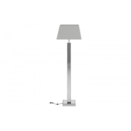 Coaster - Geometric Base Floor Lamp in Silver