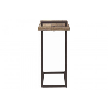 Coaster - Rectangular Top Accent Table With Usb Port in Weathered Pine