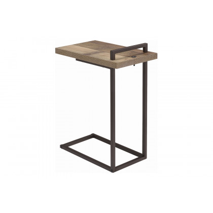 Coaster - Rectangular Top Accent Table With Usb Port in Weathered Pine