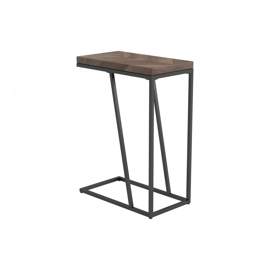 Coaster Chevron Rectangular Accent Table - Tobacco