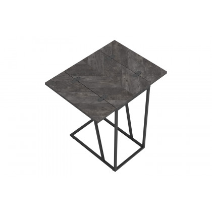 Coaster Expandable Chevron Rectangular Accent Table - Gray