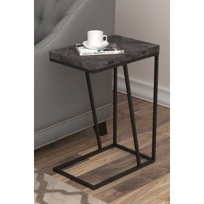Coaster Expandable Chevron Rectangular Accent Table - Gray