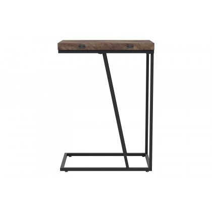 Coaster Expandable Chevron Rectangular Accent Table - Tobacco