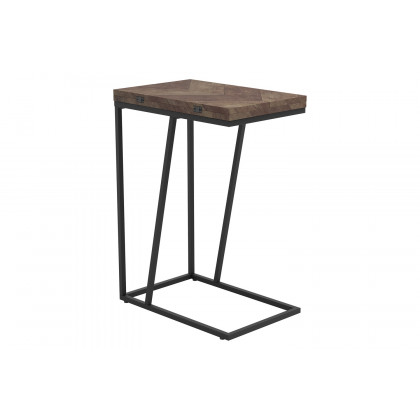Coaster Expandable Chevron Rectangular Accent Table - Tobacco