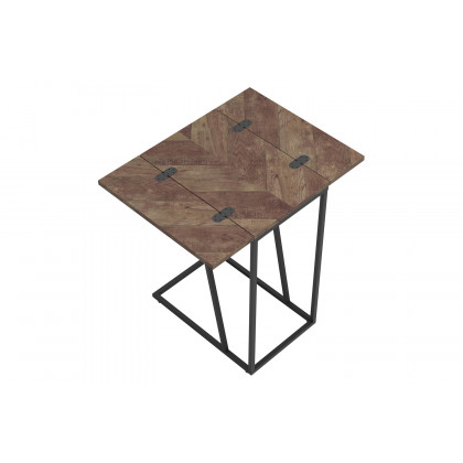 Coaster Expandable Chevron Rectangular Accent Table - Tobacco