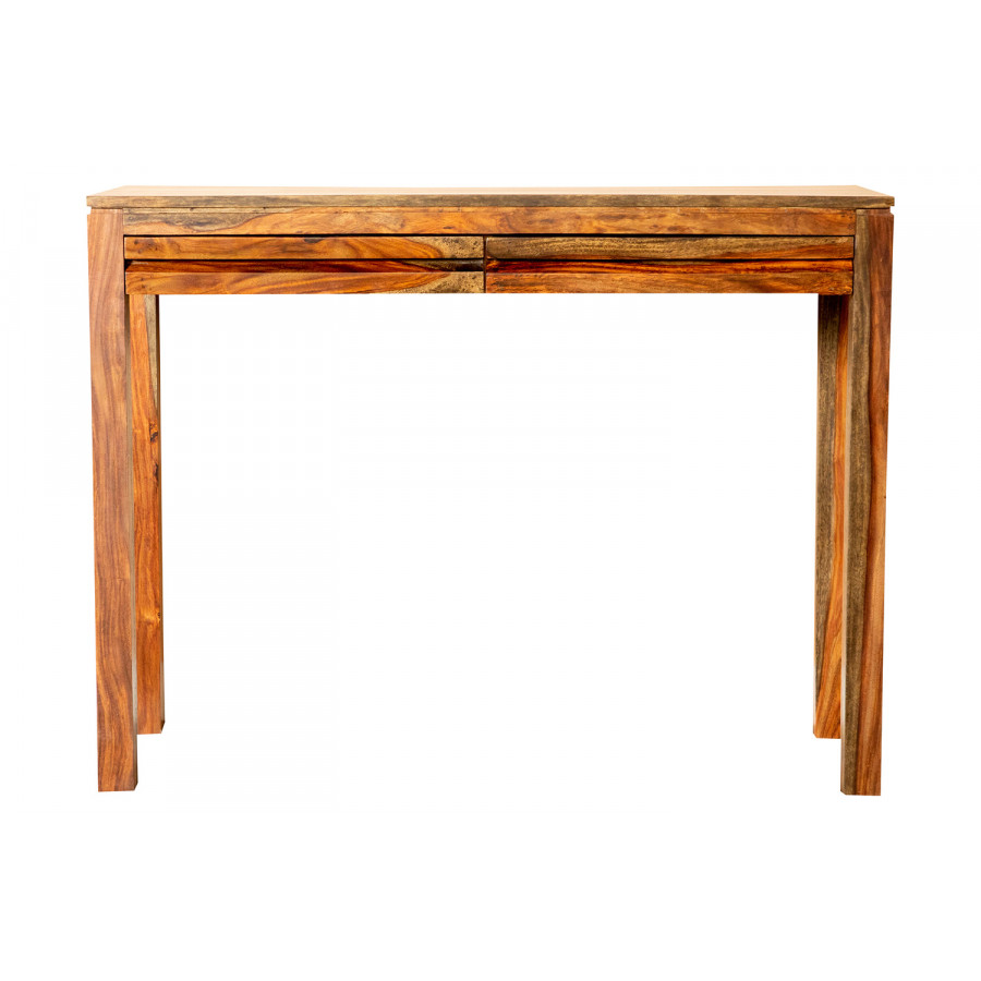 Coaster - Rectangular 2-Drawer Console Table in Warm Chestnut