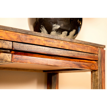 Coaster - Rectangular 2-Drawer Console Table in Warm Chestnut