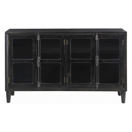 Coaster - Mapleton 4-Door Accent Cabinet in Black